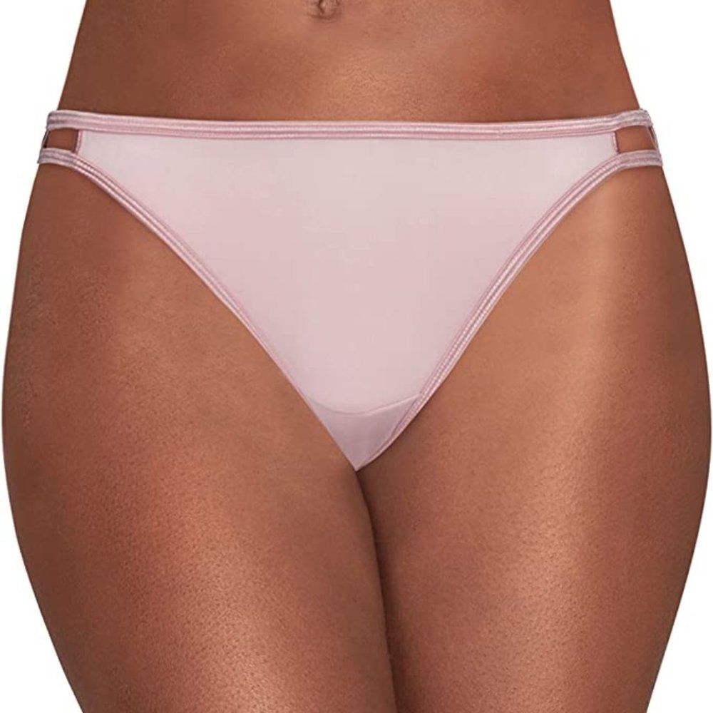 Vanity Fair NWT Bubbly Pink Illumination String Bikini 18108 5 S